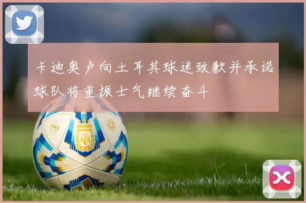 卡迪奥卢向土耳其球迷致歉并承诺球队将重振士气继续奋斗